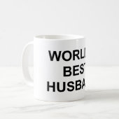 Mug Le meilleur mari du monde original (Devant gauche)
