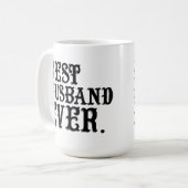 Mug Le meilleur mari jamais (Devant gauche)