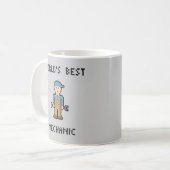 Mug Le meilleur mécanicien du monde (Devant gauche)