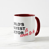 Mug le meilleur médecin du monde jeu de mots drôle de (Devant droit)