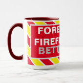 MUG LE MEILLEUR MOITIÉ DE FEMME DE FIREFIGHTER DE FORE (Gauche)