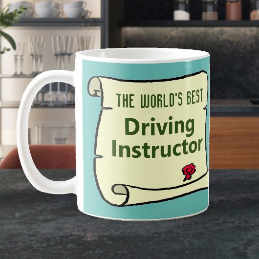 Mug Le Meilleur Moniteur d'Auto-école au Monde.