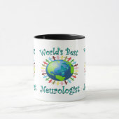 Mug Le meilleur neurologue du monde avec le ruban de (Centre)