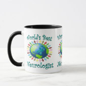 Mug Le meilleur neurologue du monde avec le ruban de (Gauche)