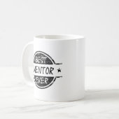 Mug Le meilleur noir de mentor jamais (Devant gauche)
