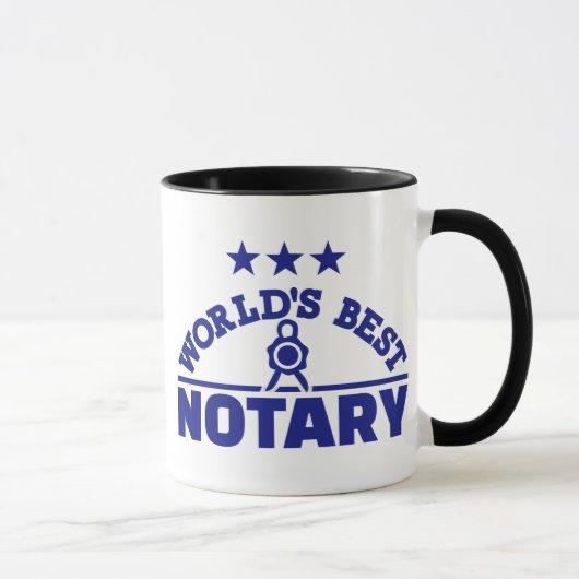 Mug Le meilleur notaire du monde (Droite)