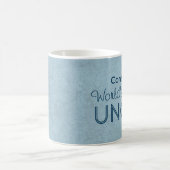 Mug Le meilleur ONCLE nom fait sur commande grunge (Centre)