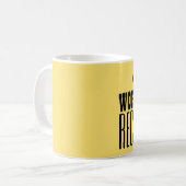 Mug Le meilleur or du RÉCEPTIONNISTE du monde et V04 (Devant gauche)