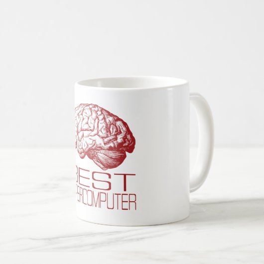 Mug Le meilleur ordinateur géant (Devant droit)