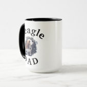 Mug Le meilleur "PAPA de beagle" jamais ! Cadeau pour (Devant gauche)