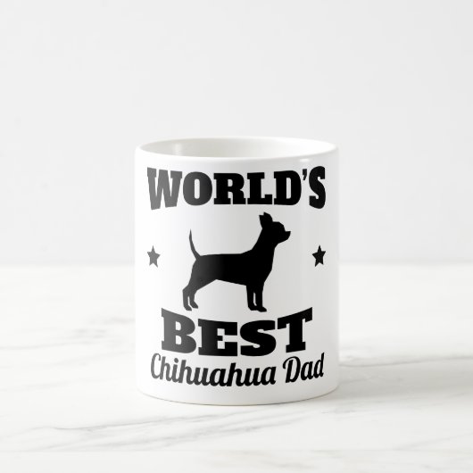 Mug Le meilleur papa de chiwawa des mondes (Centre)