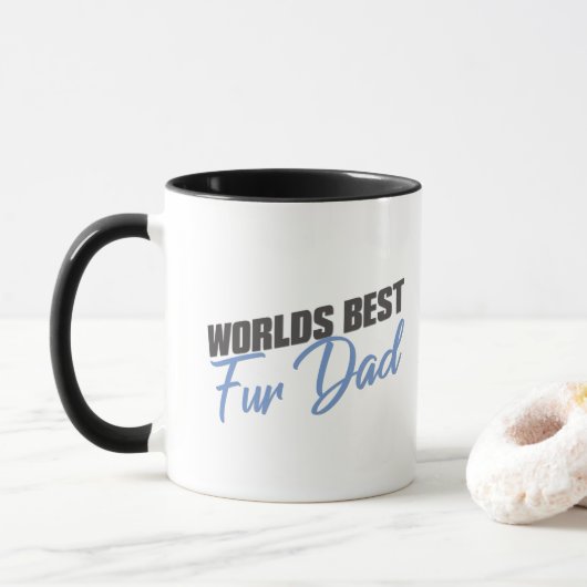 Mug Le meilleur papa de fourrure des mondes (Avec donut)