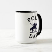 Mug Le meilleur "PAPA de POLO" jamais ! Fête des pères (Devant droit)