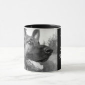 Mug Le meilleur papa du berger allemand du monde (Centre)