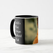Mug Le meilleur papa du berger allemand du monde (Devant gauche)