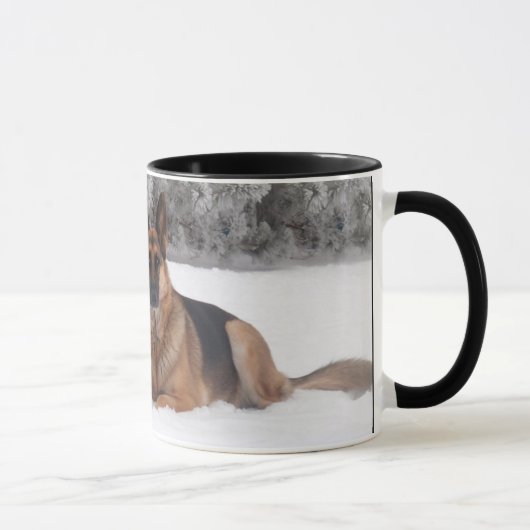 Mug Le meilleur papa du berger allemand du monde (Droite)