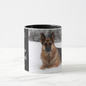 Mug Le meilleur papa du berger allemand du monde (Centre)