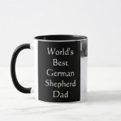 Mug Le meilleur papa du berger allemand du monde (Gauche)