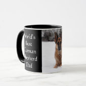 Mug Le meilleur papa du berger allemand du monde (Devant gauche)