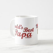 Mug Le meilleur papa du monde (Devant gauche)