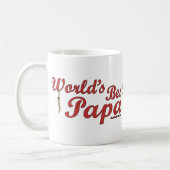 Mug Le meilleur papa du monde (Gauche)
