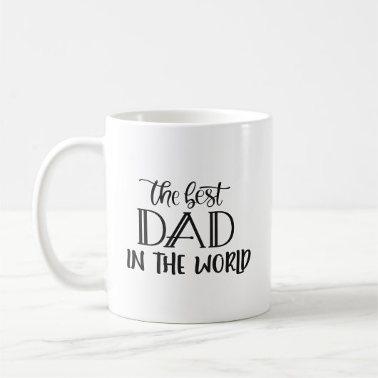 Mug Le meilleur papa du monde (Gauche)