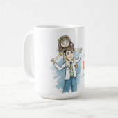 Mug Le meilleur papa du monde (Devant gauche)