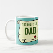 Mug Le meilleur papa du monde. (Gauche)