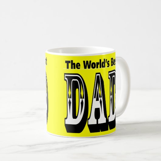 Mug Le meilleur papa du monde (Devant droit)
