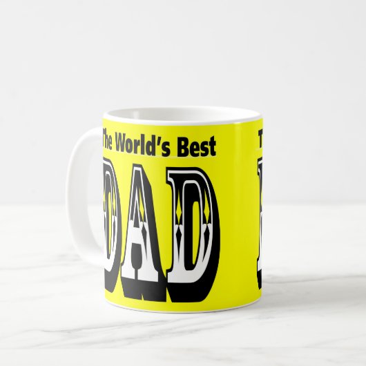 Mug Le meilleur papa du monde (Devant gauche)