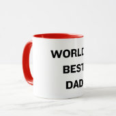 Mug Le meilleur papa du monde (Devant gauche)