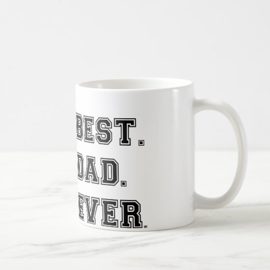 Mug Le meilleur papa jamais (Droite)