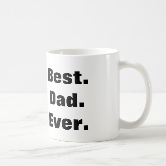 Mug Le meilleur papa jamais ! (Droite)