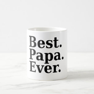 Mug Le meilleur. Papa. Jamais. (noir)