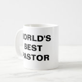 Mug Le meilleur pasteur du monde (Devant gauche)