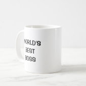 Mug Le meilleur patron du monde (Devant gauche)