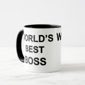 Mug Le meilleur patron du monde (Devant gauche)