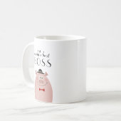 Mug Le meilleur patron du monde drôle (Devant gauche)