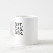 Mug Le meilleur patron jamais (Devant gauche)