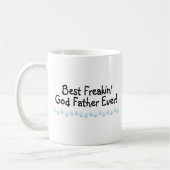 Mug Le meilleur père de Dieu de Freakin jamais (Gauche)