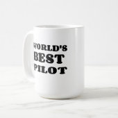 MUG LE MEILLEUR PILOTE DU MONDE (Devant gauche)