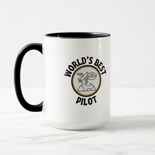 Mug Le meilleur pilote du monde (Gauche)