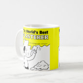 Mug Le meilleur plasticien du monde (Devant gauche)