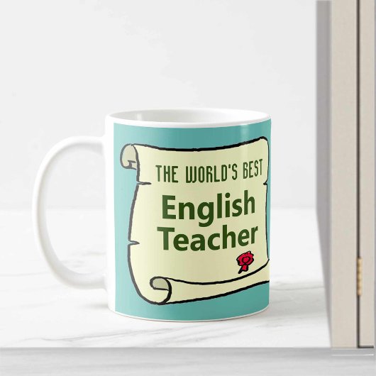 Mug Le meilleur professeur d'anglais au monde.