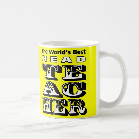Mug Le meilleur professeur de chef au monde (Droite)