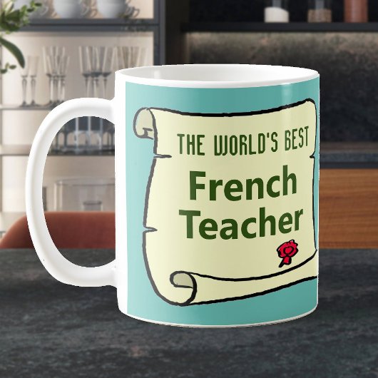Mug Le meilleur professeur de français au monde.