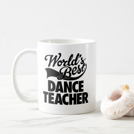 Mug Le meilleur professeur de la danse du monde (Avec donut)