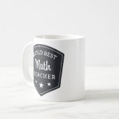 Mug Le meilleur professeur de maths de professeur de (Devant gauche)