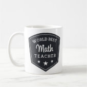 Mug Le meilleur professeur de maths de professeur de (Gauche)
