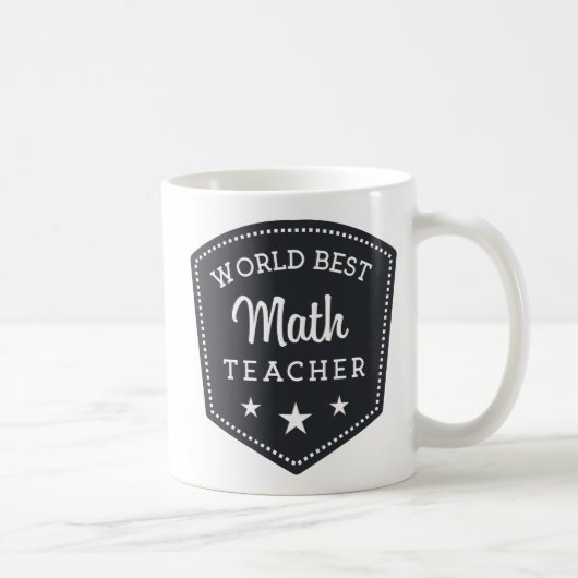 Mug Le meilleur professeur de maths de professeur de (Droite)